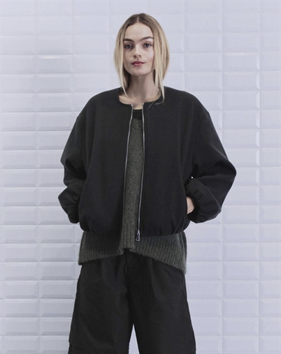 Withblack - WBLKennedy Bomber Jacke - Dark Green